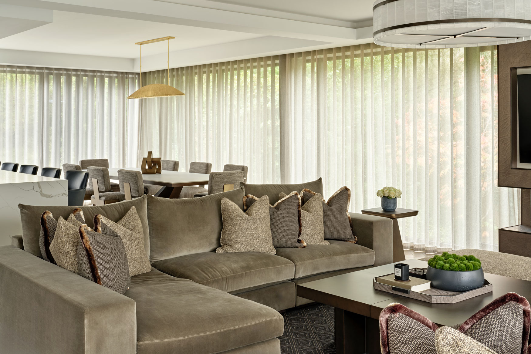 A closer look at Budget Luxury Penthouse Living Spaces